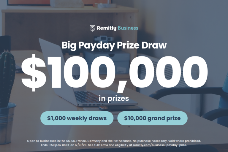 Remitly Business Launches a $100,000 Prize Draw